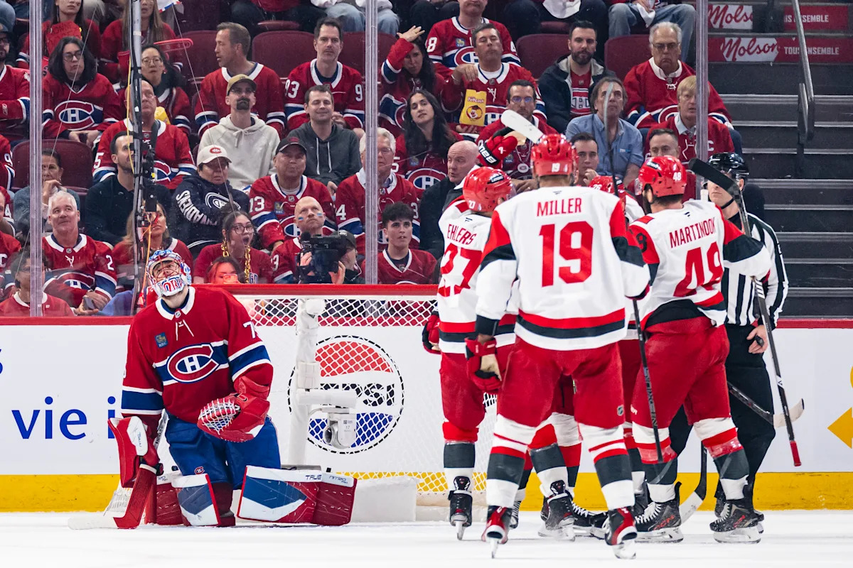 Montreal Canadiens are eliminated after dominant loss to Hurricanes, as Canada's Stanley Cup drought stretches to 33 years