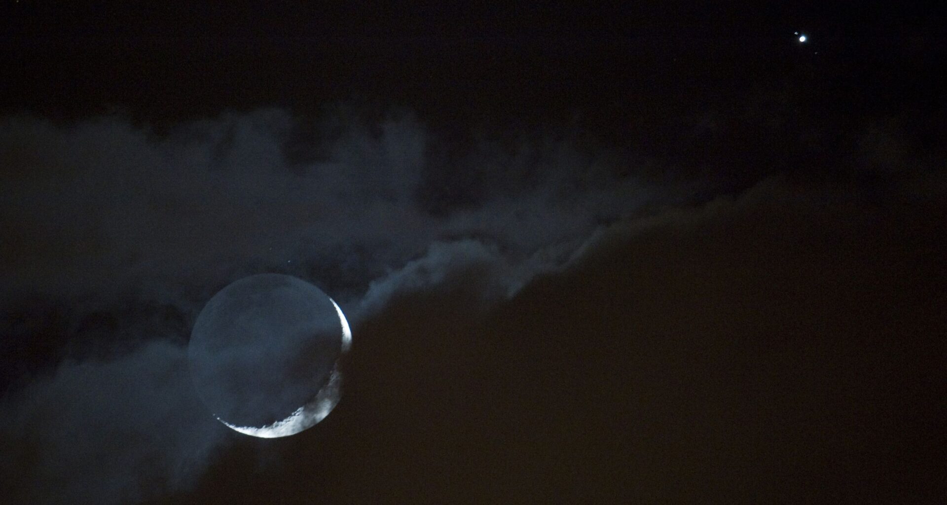 See Jupiter glow beside the waxing moon after sunset on May 20