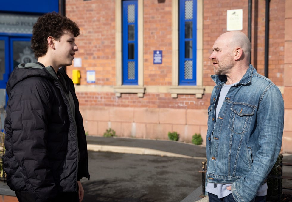Will Driscoll, Tim Metcalfe, Coronation Street will driscoll, tim metlcalfe, coronation street