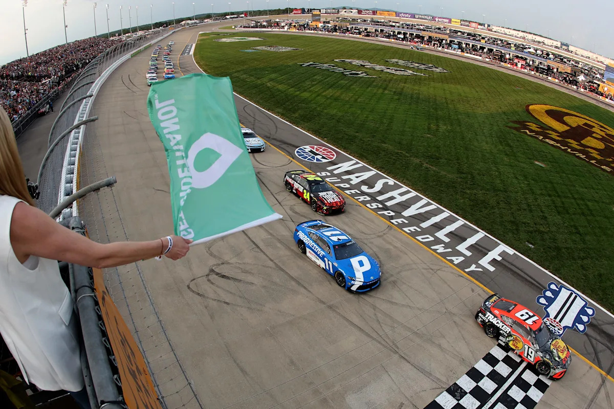 NASCAR reveals green-flag times for Nashville in May 2026
