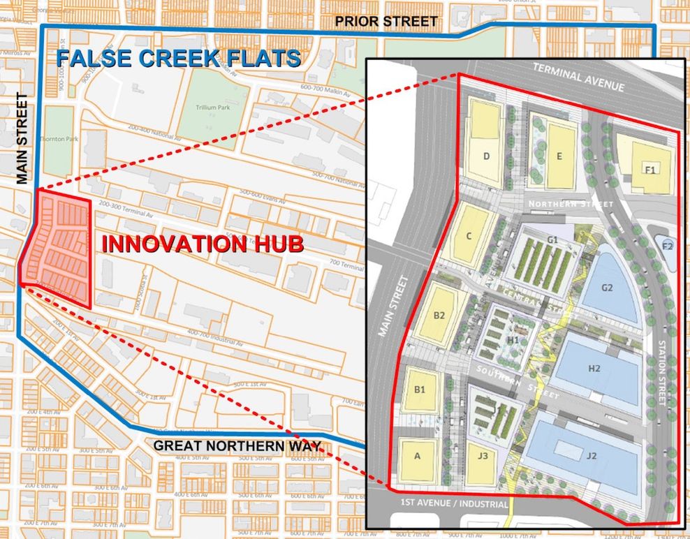 false creek flats innovation hub vancouver