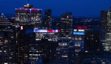 Bleu, blanc, rouge dominates skyline as Habs fever grips Montreal
