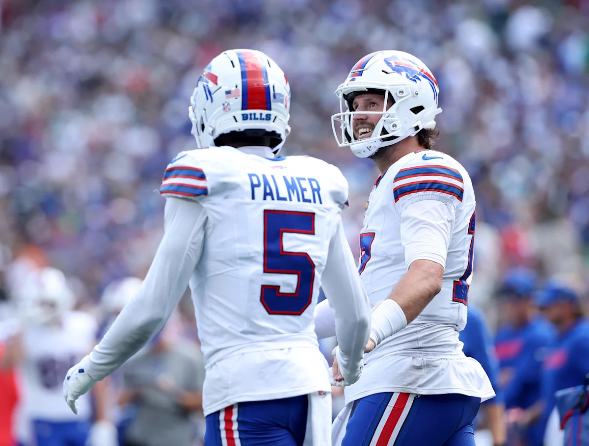 Where does Josh Allen's supporting Bills cast rank in the NFL?