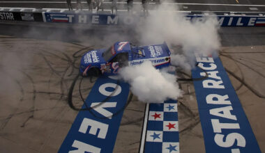 Kyle Busch wins NASCAR Truck Series race at Dover in May 2026
