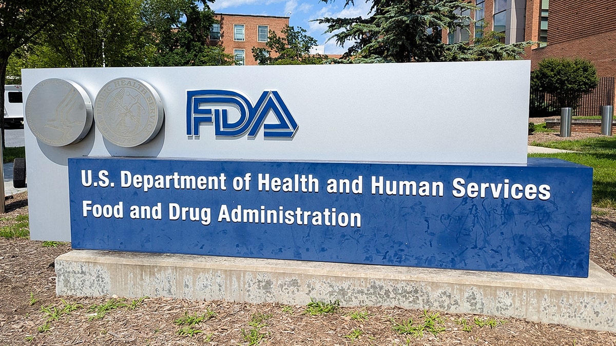 FDA sign outside a building with blue sky background