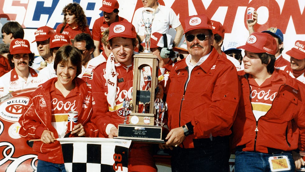 bill elliottharry melling  sons 1985 nascar daytona 500 vl