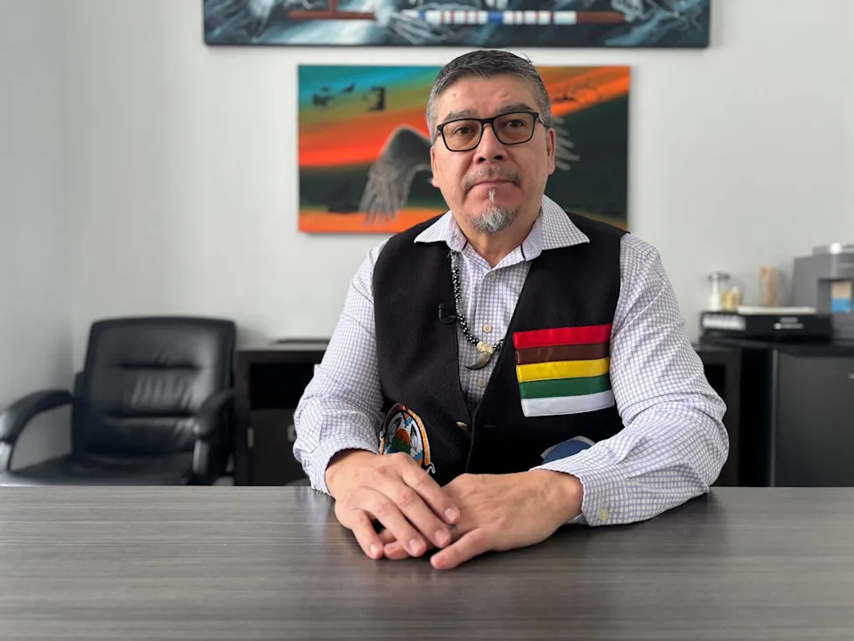 Grand Chief Alex McDougall is seen in a photo on Feb. 25, 2026.