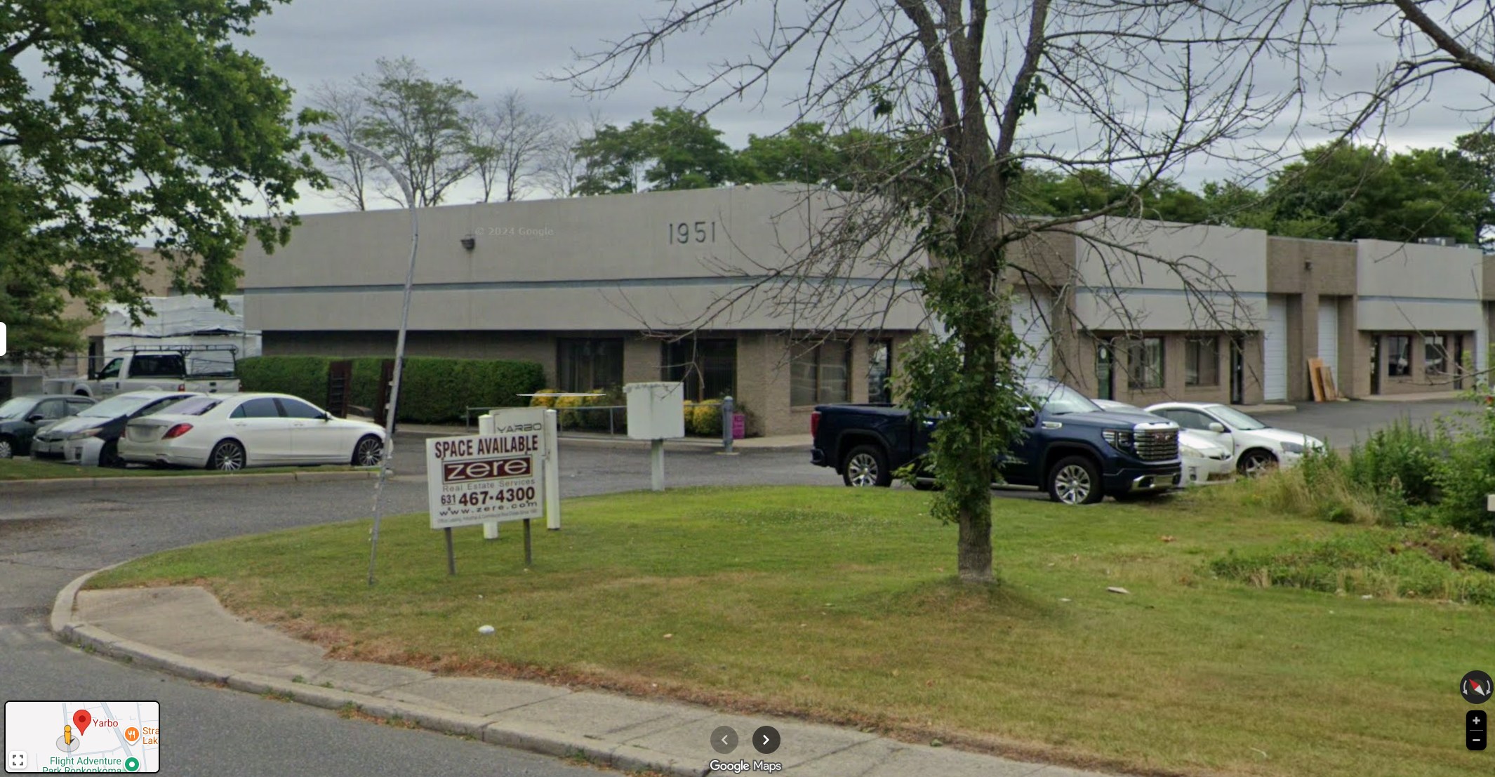 …but its New York office may be a single unit in this one-story building.