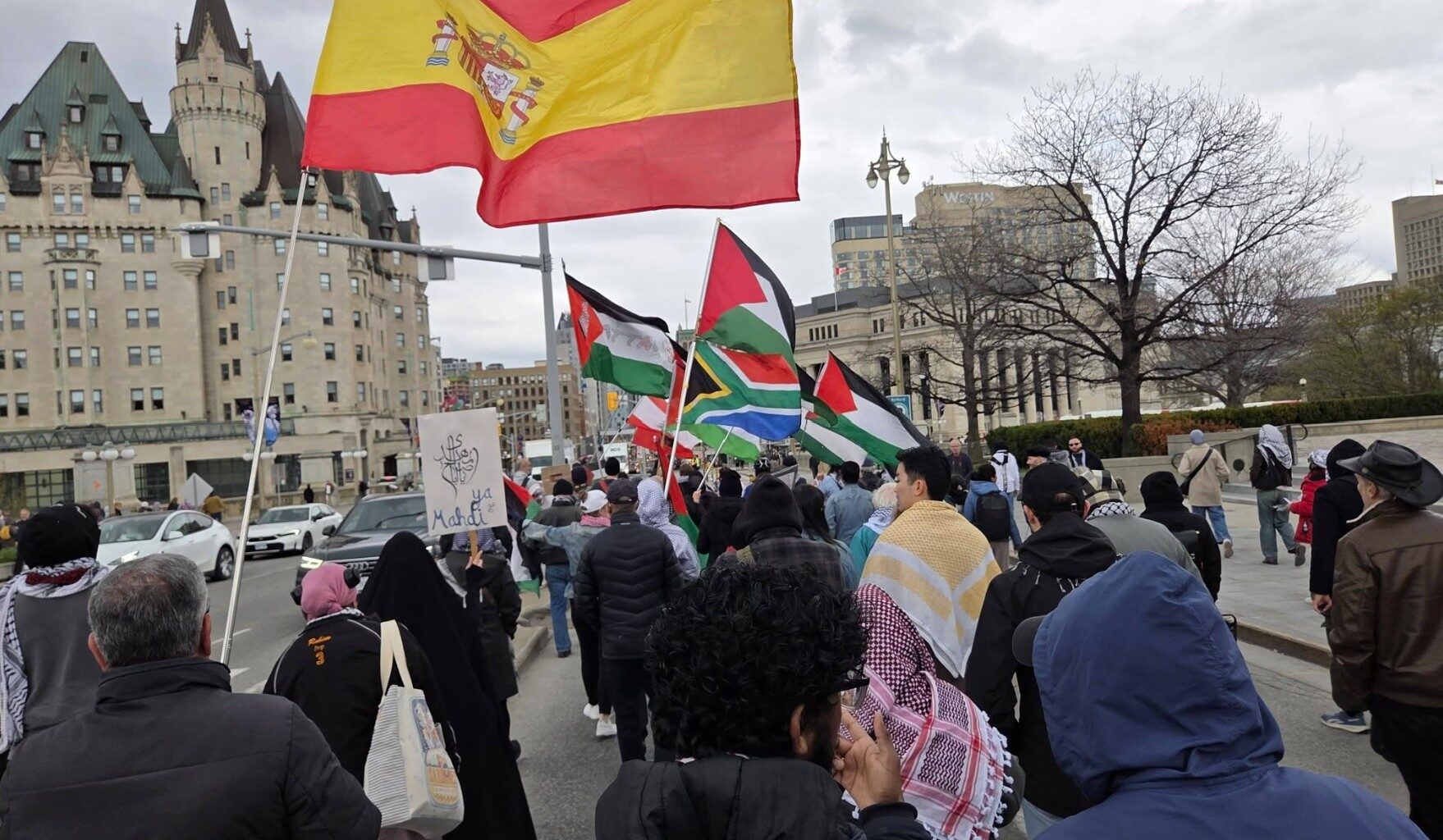 PBI-Canada observes rally and march in Ottawa demanding the release of Global Sumud Flotilla human rights defenders from Israeli custody
