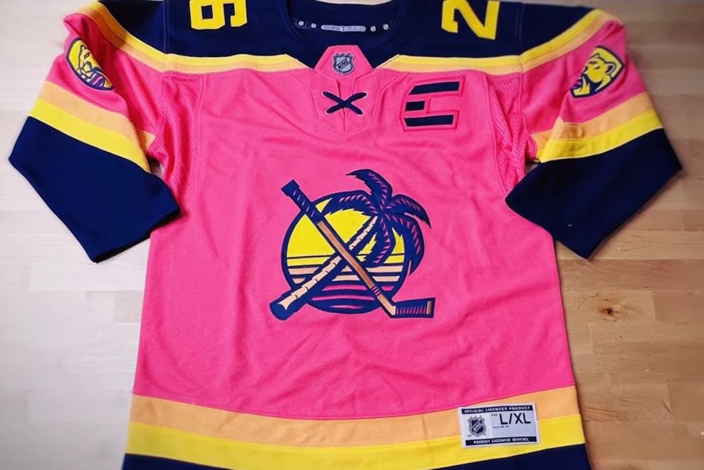 florida panthers pink jersey
