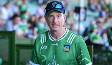 Jim Furyk Watches Hurling Match During Ryder Cup Trip To Ireland