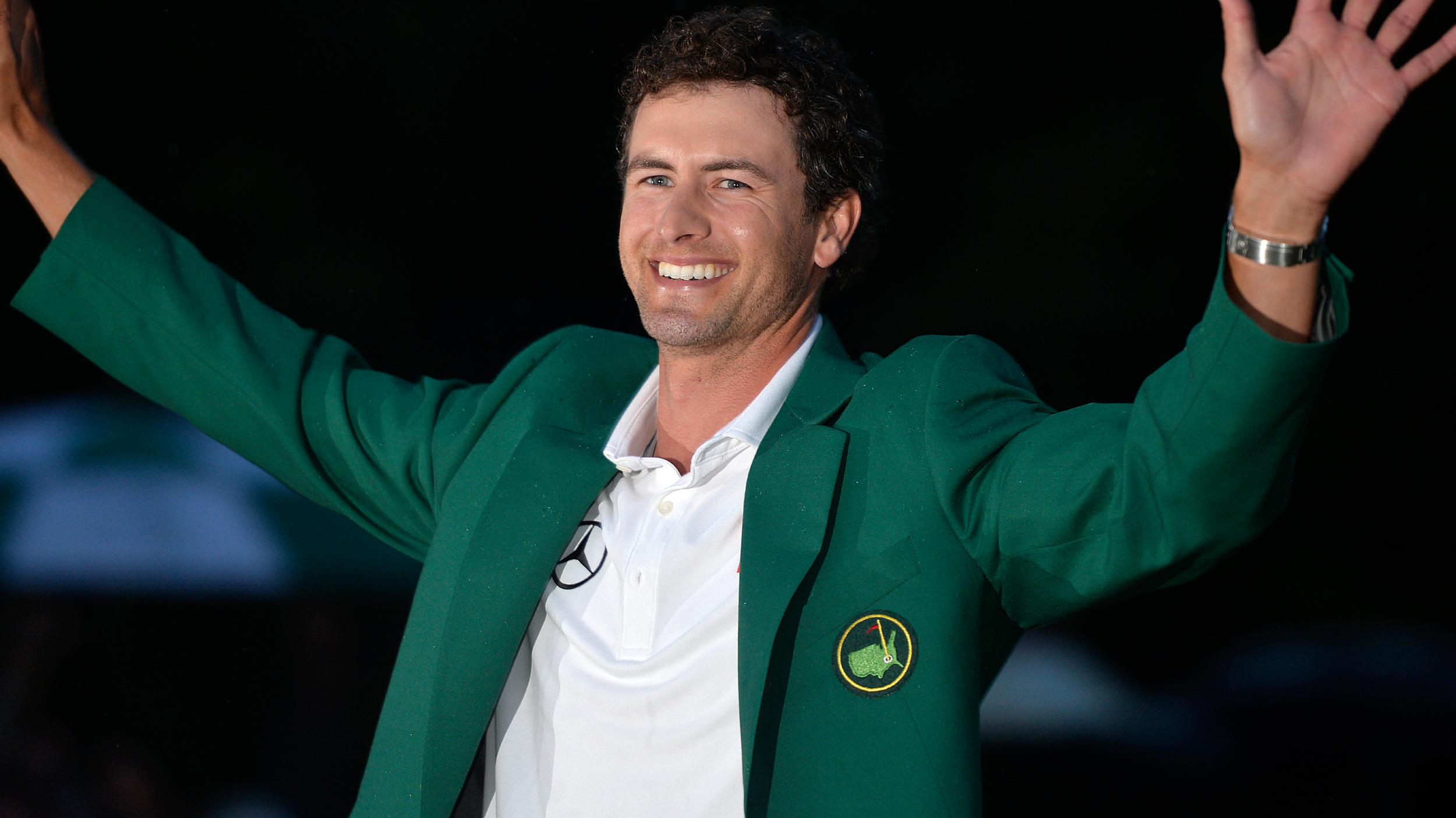 Adam Scott after winning The Masters