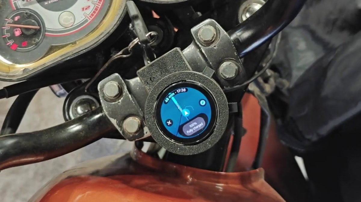 galaxy watch 4 motorcycle