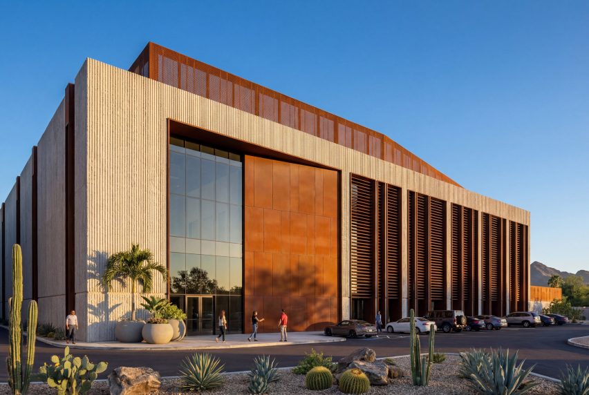 Gensler Corten-steel clad data center