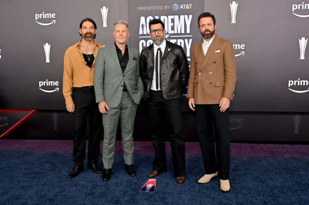 Old Dominion attends the 61st Academy of Country Music Awards at the MGM Grand Garden Arena in Las Vegas, Nevada 