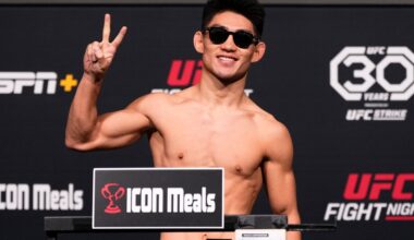 Live: UFC Macau early weigh ins results | Song vs. Figueiredo