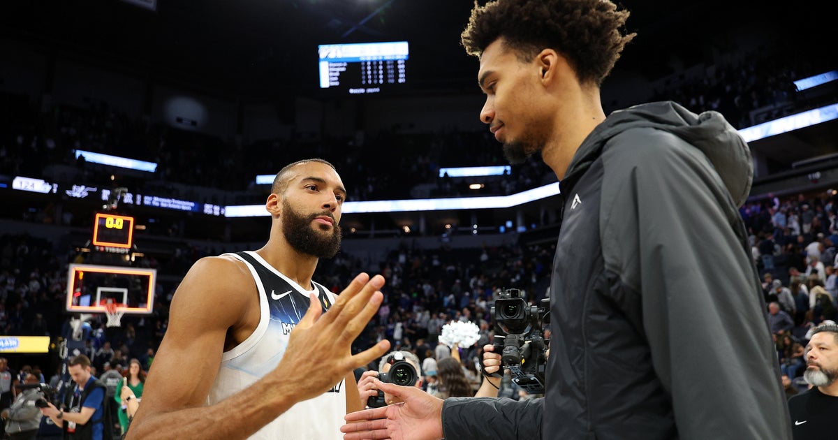 Countrymen Rudy Gobert, Victor Wembanyama meet in playoffs for first time as Wolves take on Spurs