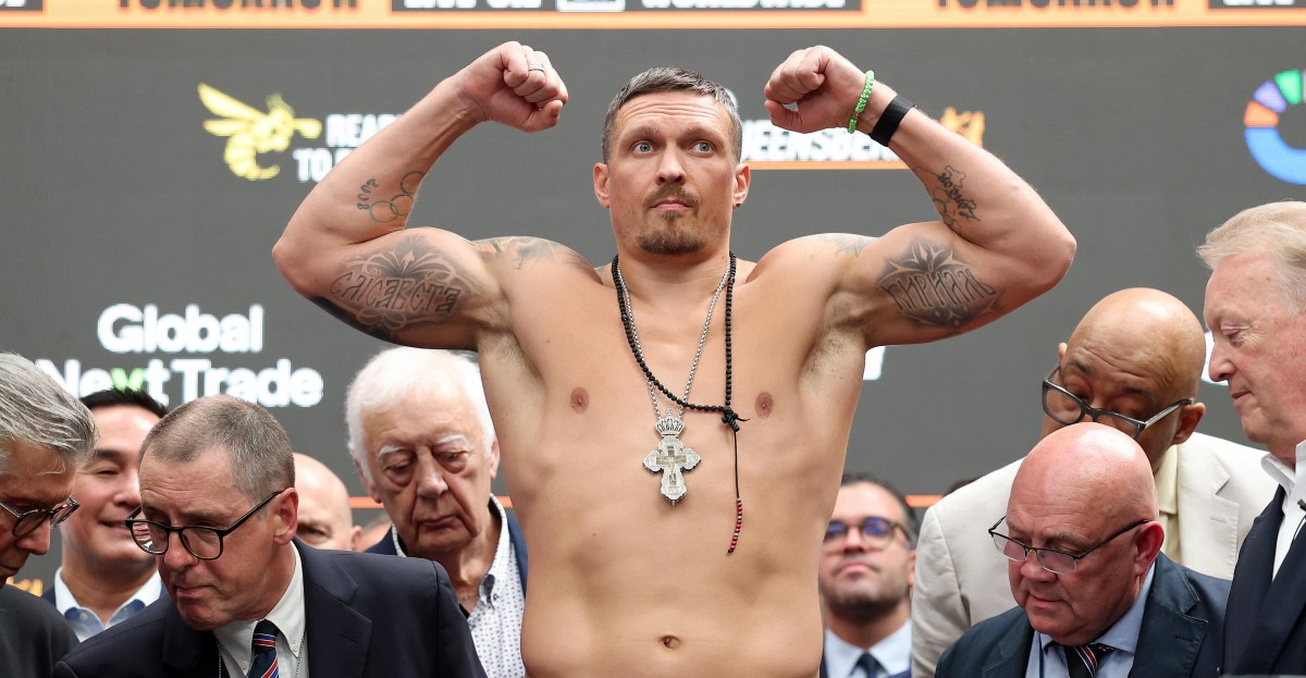LIVE! Usyk vs. Rico weigh-in video