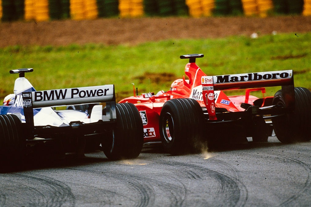 Montoya announced his arrival in F1 with a dramatic pass on Michael Schumacher in the 2001 Brazilian GP