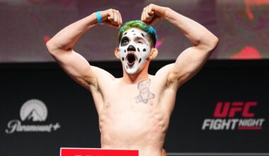 UFC Vegas 117 weigh-in video: Allen vs. Costa