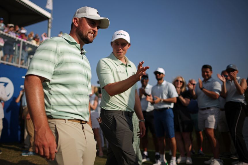 The Zurich Classic win ensured that Alex Fitzpatrick, left, would get his PGA Tour card through the 2028 season.