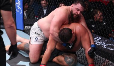 UFC Perth results: Tai Tuivasa suffers 7th straight loss after ugly fight against Louie Sutherland