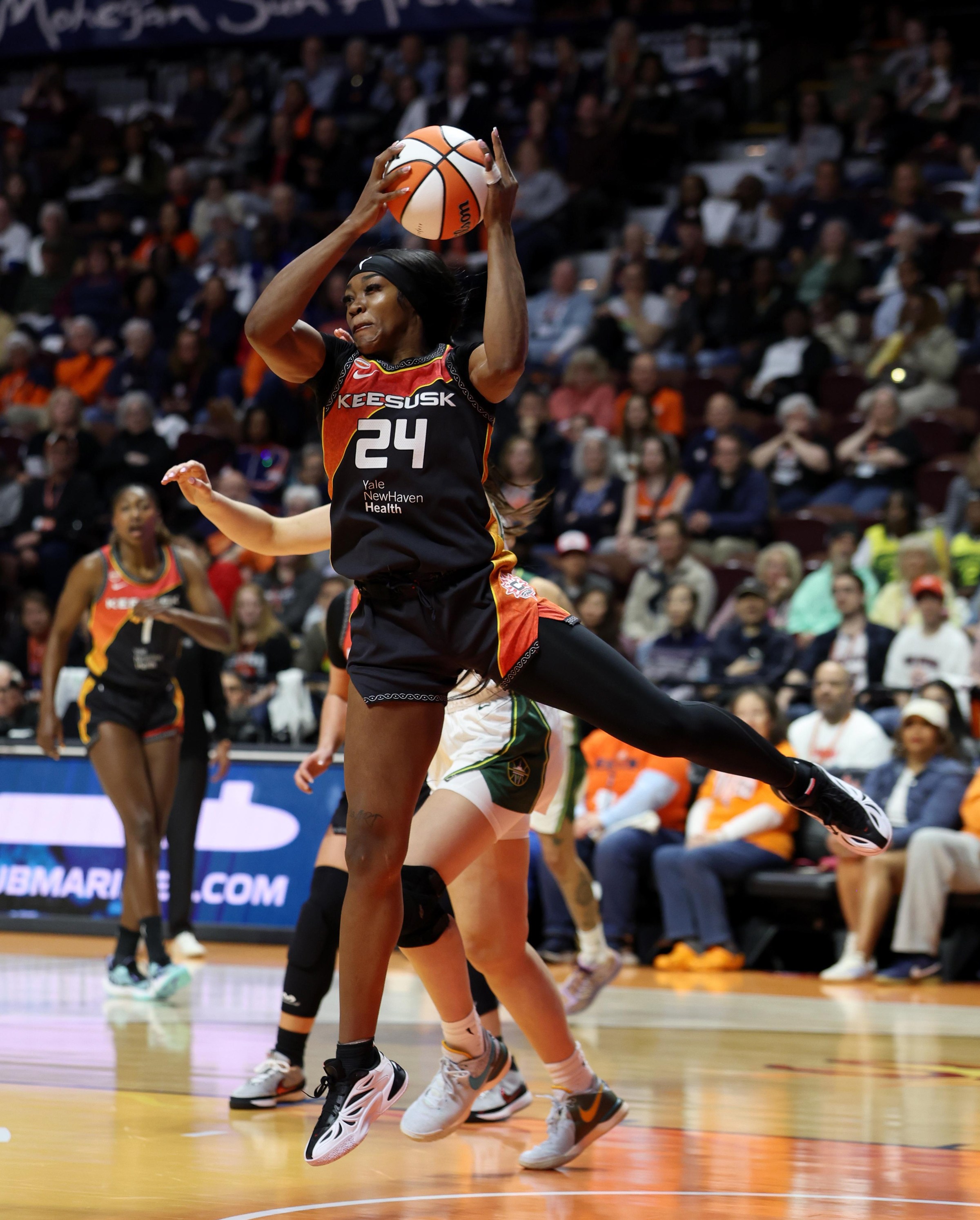 Morrow may be one of the best rebounders in the W this year. (Photo by Chris Marion)
