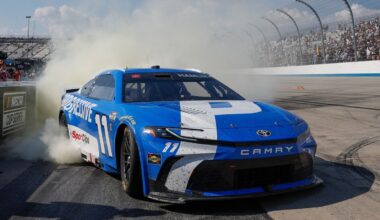 Denny Hamlin wins $1 million prize in crash-filled NASCAR All-Star Race at Dover