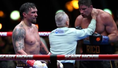 How the judges had Usyk vs Rico scored at time of shocking stoppage