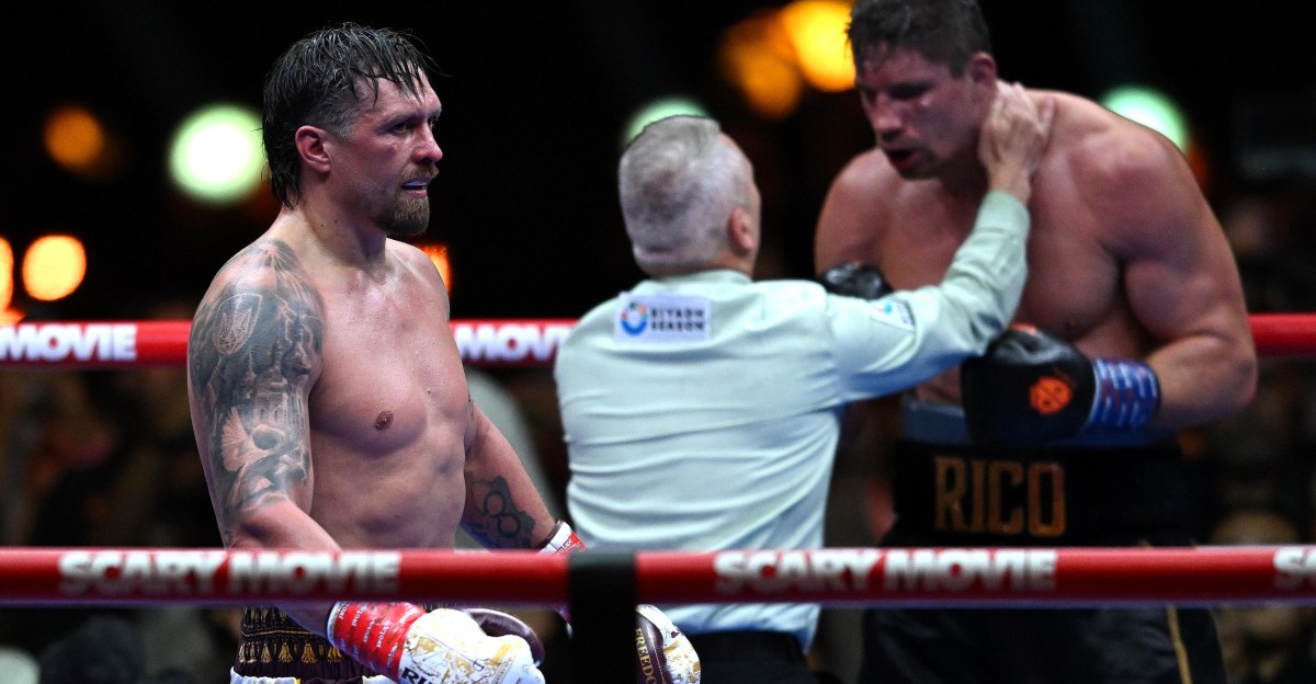 How the judges had Usyk vs Rico scored at time of shocking stoppage