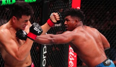 UFC Macau video: Alonzo Menifield blitzes Zhang Mingyang for upset knockout win