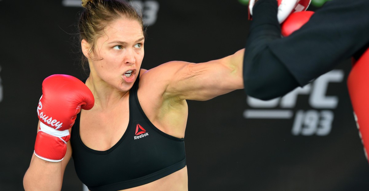 Live: Watch Rousey vs. Carano open workouts video