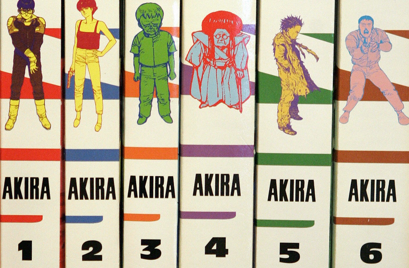 Akira comics, one of the pioneering Mang