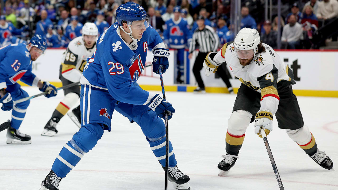 Avalanche to play Golden Knights in Western Conference Final