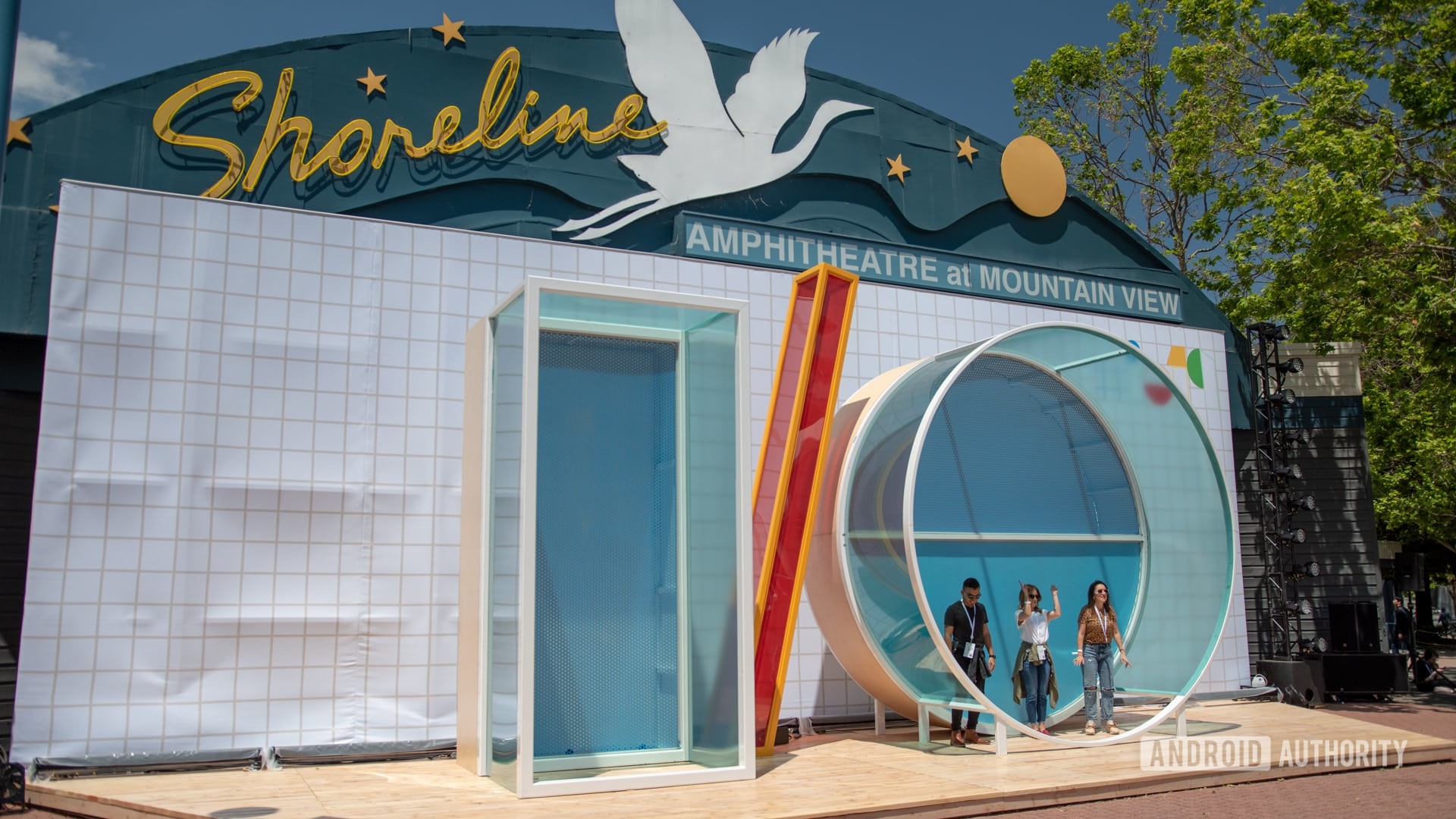 Google I/O 2019 Shoreline Sign Google I/O 2019 Shoreline Sign