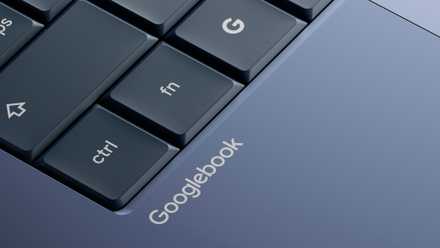 A promotional image of the Googlebook