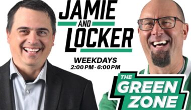 The Green Zone with Jamie and Locker is Saskatchewan’s home for unfiltered sports talk.