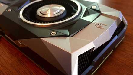Close-up of GTX 1080 Ti founder's edition