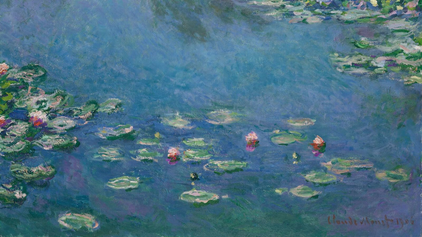 Monet Water Lilies painting