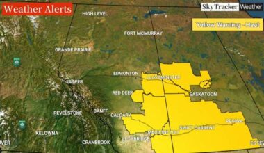 Environment Canada issues heat warnings for large parts of Alberta, Saskatchewan