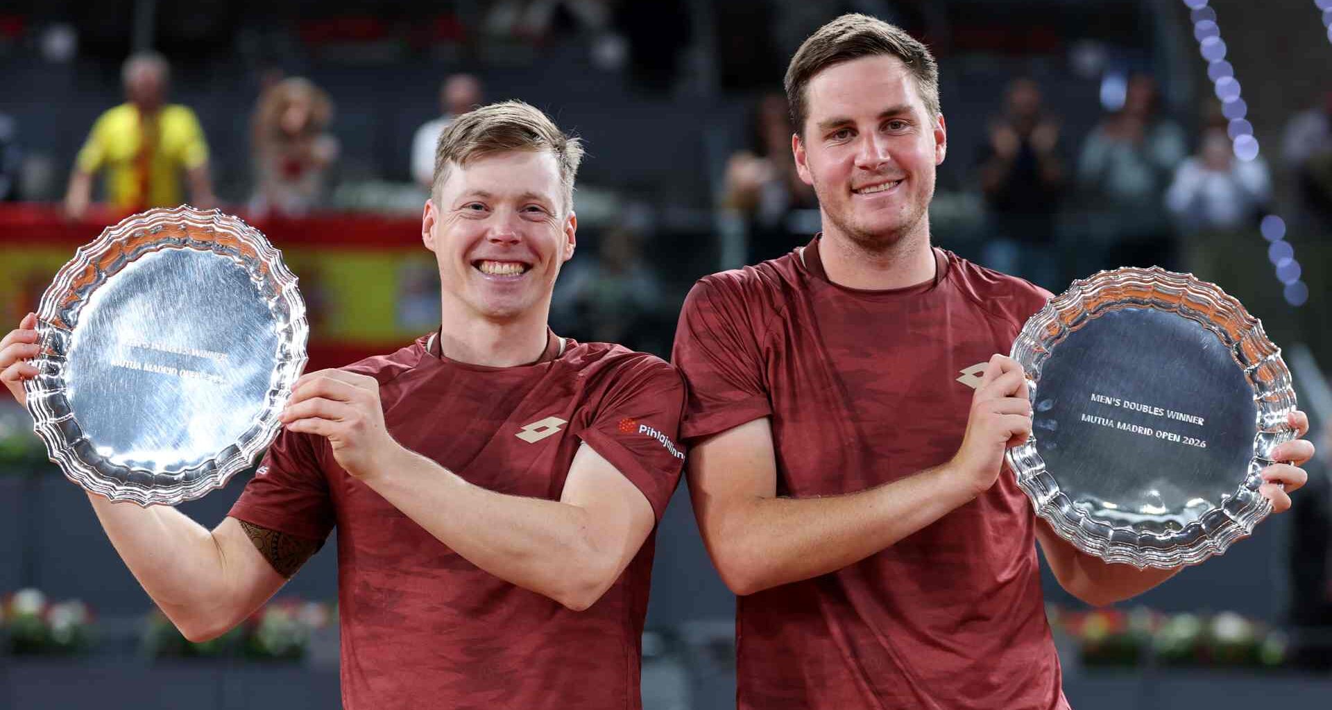 Harri Heliovaara & Henry Patten finish with a flourish, capture first Madrid title | ATP Tour