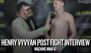 Henry Vyvyan: “Just having fun in there” following his best performance to date over Ryan Shaw at Machine MMA 47.  – SportsByte
