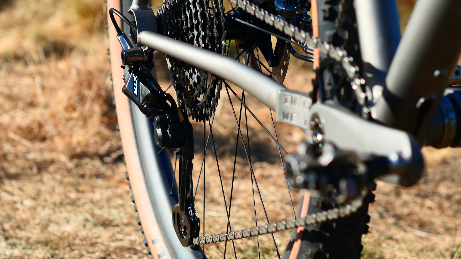Shimano XTR drivetrain fitted to a MTB