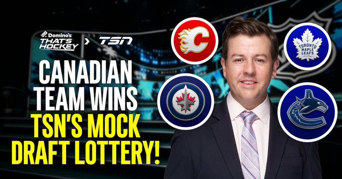 Bryan Hayes reacts to Canadian team winning mock NHL Draft Lottery – TSN