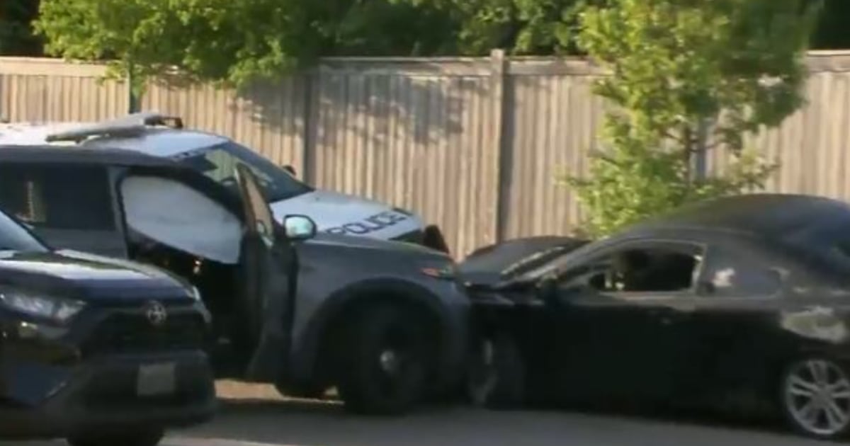 Police vehicles involved in dramatic pileup in Brampton – CP24