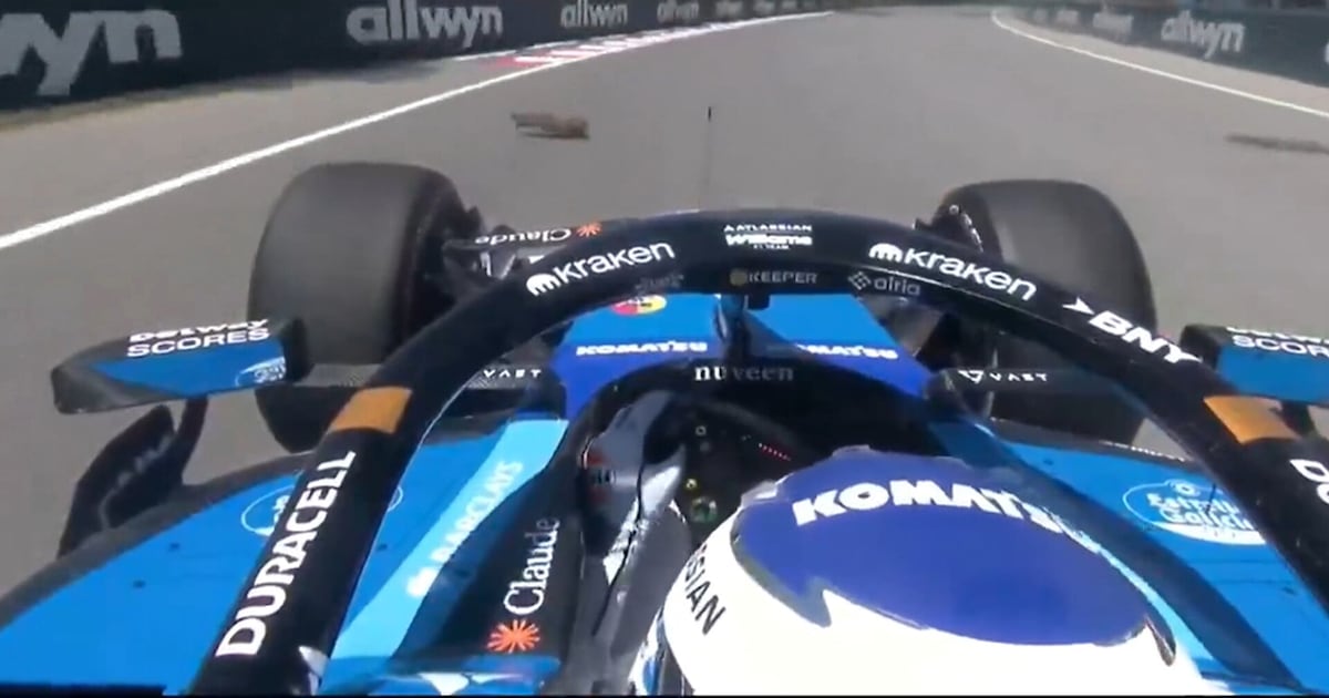 Albon crashes after hitting groundhog during Canadian GP practice – TSN