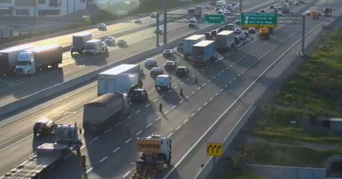 Police investigation shuts down eastbound Highway 401 Collector lanes in Mississauga – CP24