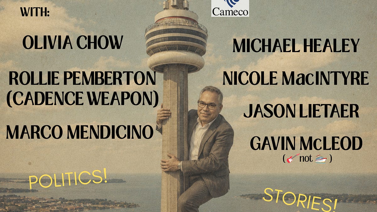 Announcing the Paul Wells Road Show: Toronto!