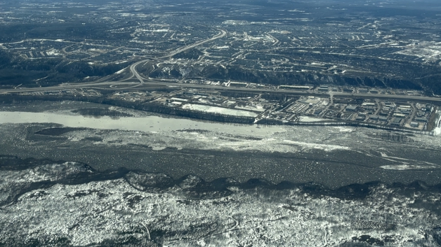 The Regional Municipality of Wood Buffalo says the ice jam on the Athabasca River has now moved downstream past its confluence with the Clearwater River.