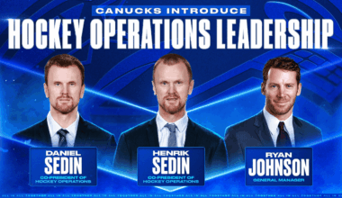 DANIEL AND HENRIK SEDIN PROMOTED TO CO-PRESIDENTS AND RYAN JOHNSON NAMED GENERAL MANAGER
